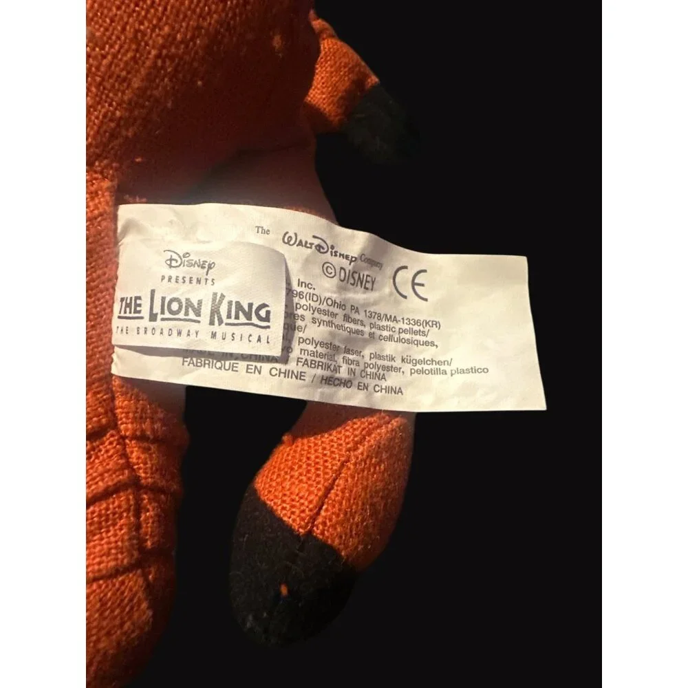Disney The Lion King Timon Plush Bean Bag Toy 13